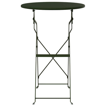 Bistrobord Mørkegrøn Ø 50 x 71 cm Pulverlakeret stål