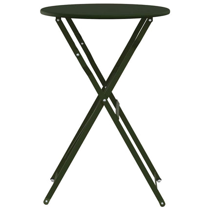 Bistrobord Mørkegrøn Ø 50 x 71 cm Pulverlakeret stål