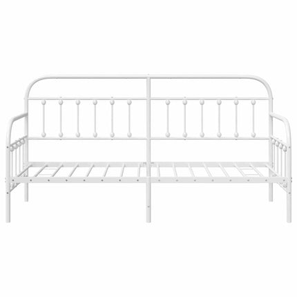 Dagsengramme Hvid 75 x 190 cm Pulverlakeret stål