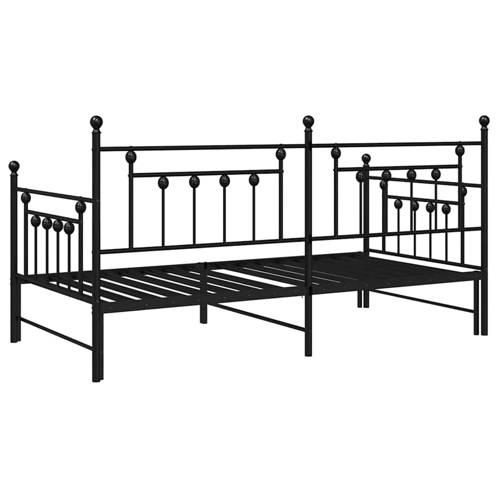 Dagsengramme Sort 107 x 203 cm Stål
