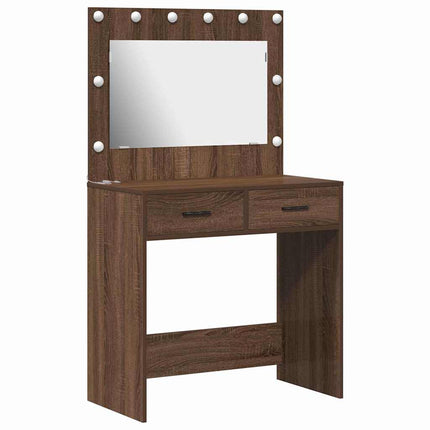 Klædeskab Brun eg 78,5 x 41 x 135 cm Konstrueret træ