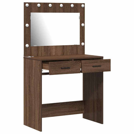 Klædeskab Brun eg 78,5 x 41 x 135 cm Konstrueret træ