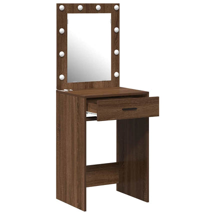 Klædeskab Brun eg 50 x 41 x 135 cm Konstrueret træ