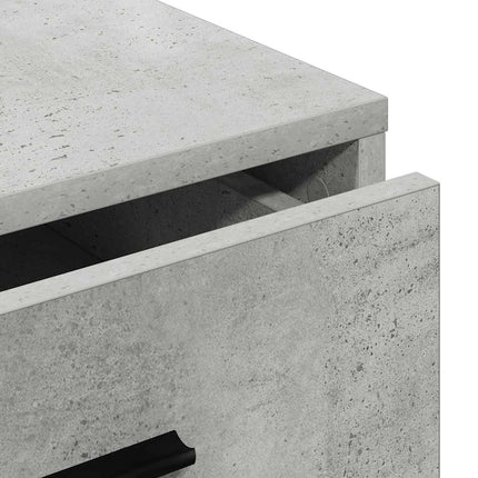 Sideboard Betongrå 40 x 41 x 75 cm Konstrueret træ