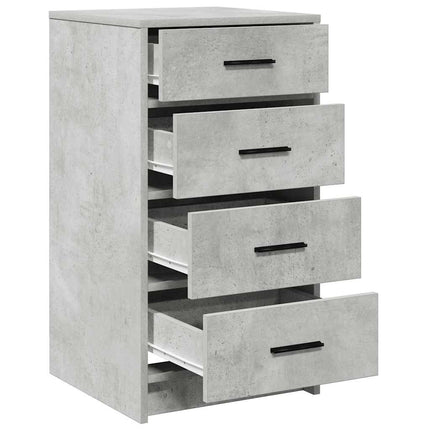 Sideboard Betongrå 40 x 41 x 75 cm Konstrueret træ