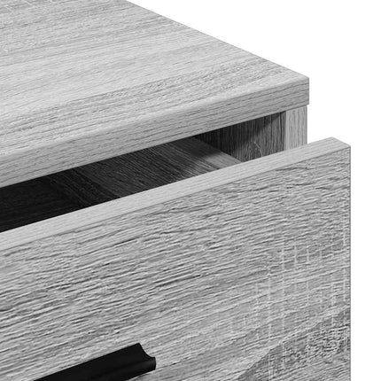 Sideboard Grå sonoma-eg 40 x 41 x 75 cm Konstrueret træ