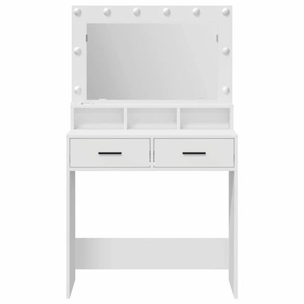 Klædeskab Hvid 79 x 41 x 135 cm Konstrueret træ