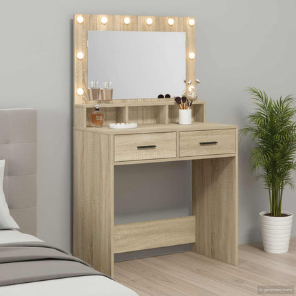 Klædeskab Sonoma eg 79 x 41 x 135 cm Konstrueret træ