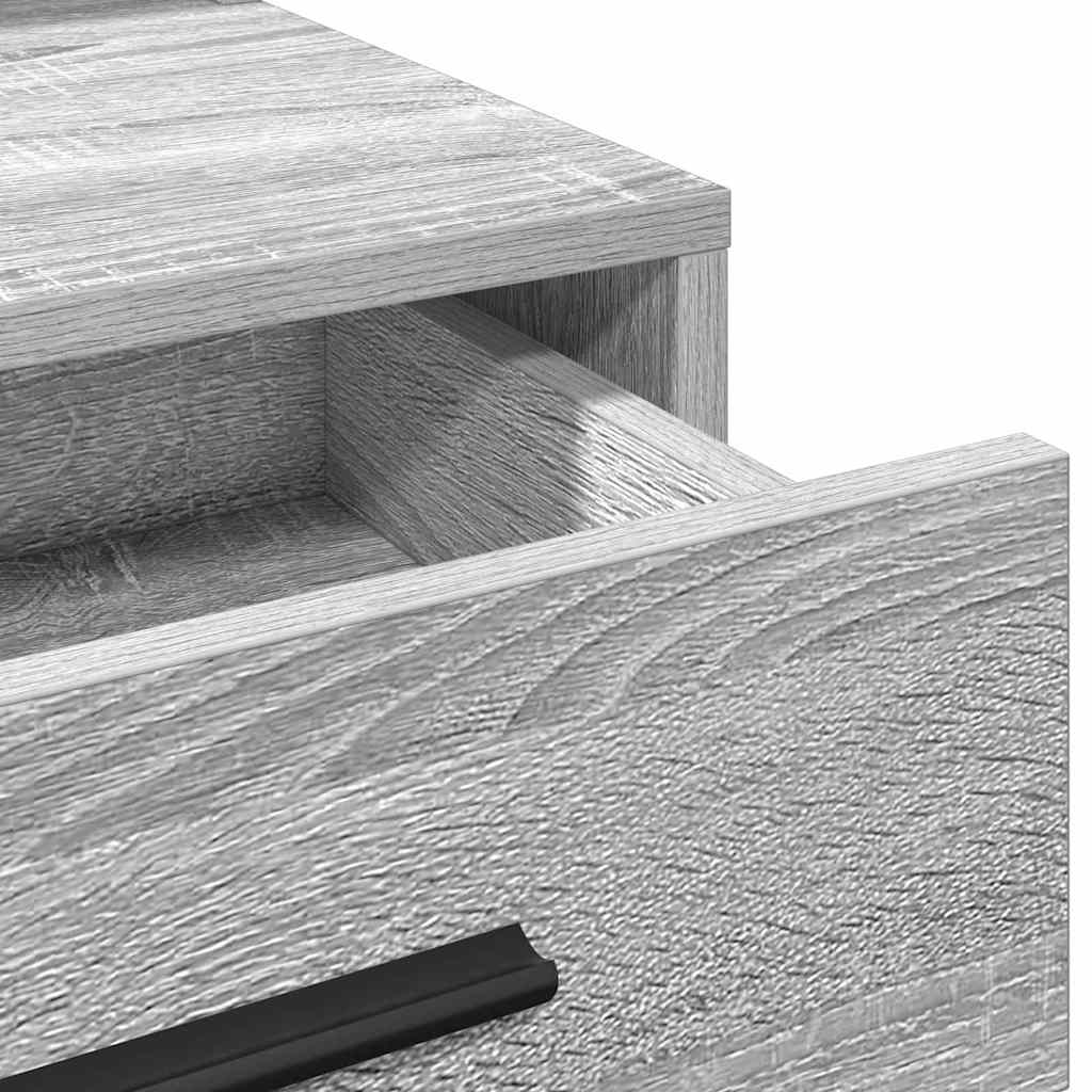 Klædeskab med hylde Grå Sonoma 79 x 41 x 135 cm Konstrueret træ