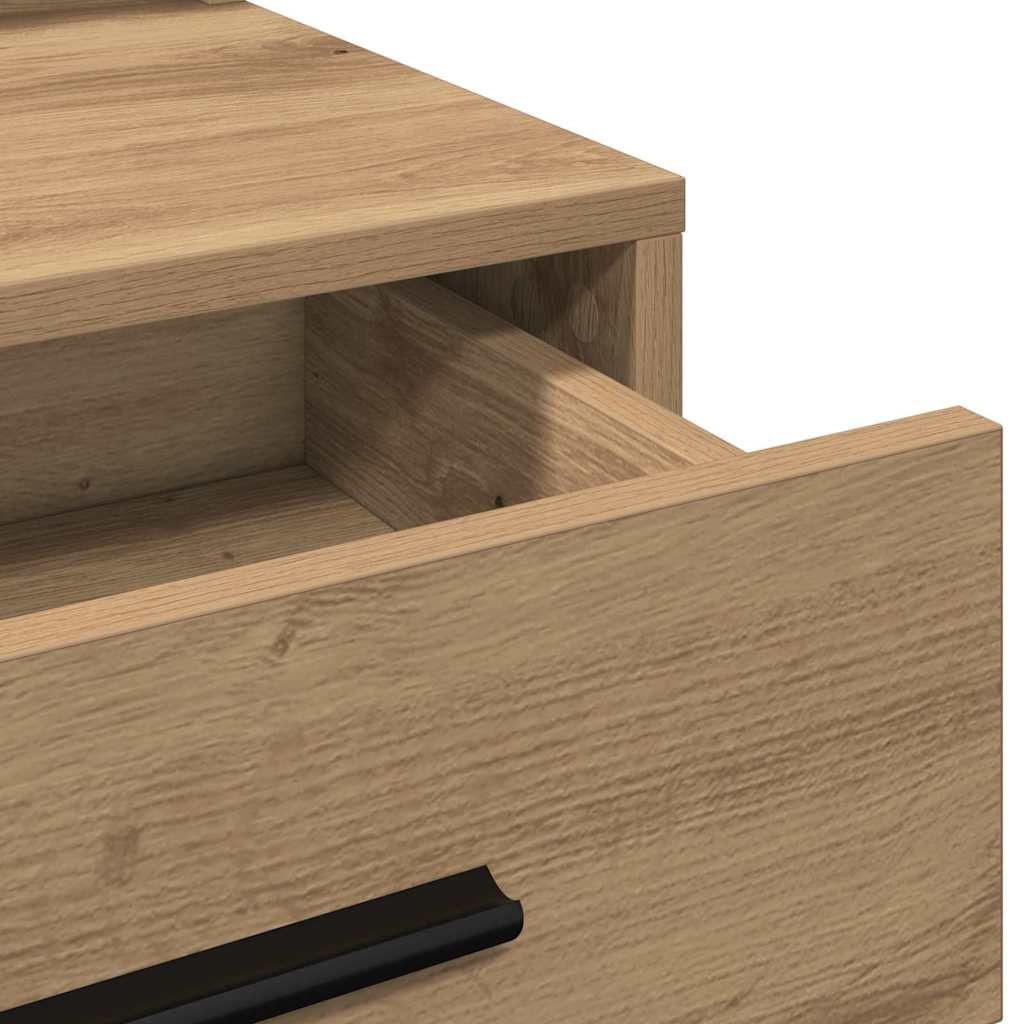 Klædeskab Artisan Egetræ 79 x 41 x 135 cm Konstrueret træ