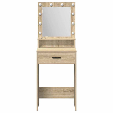 Klædeskab med skuffe Sonoma eg 50 x 41 x 135 cm Konstrueret træ