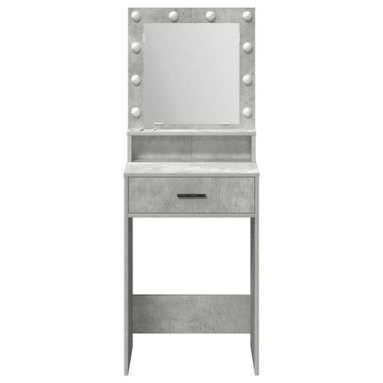 Klædeskab Beton Grå 50 x 41 x 135 cm Konstrueret træ