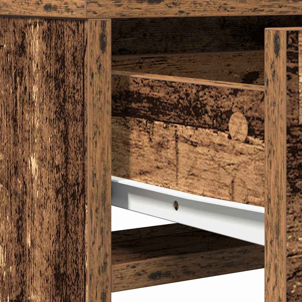 Klædeskab Gammelt træ 50 x 41 x 135 cm Konstrueret træ