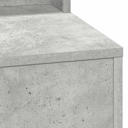 Klædeskab Beton Grå 100 x 41 x 135 cm Konstrueret træ
