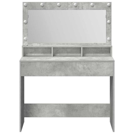 Klædeskab Beton Grå 100 x 41 x 135 cm Konstrueret træ