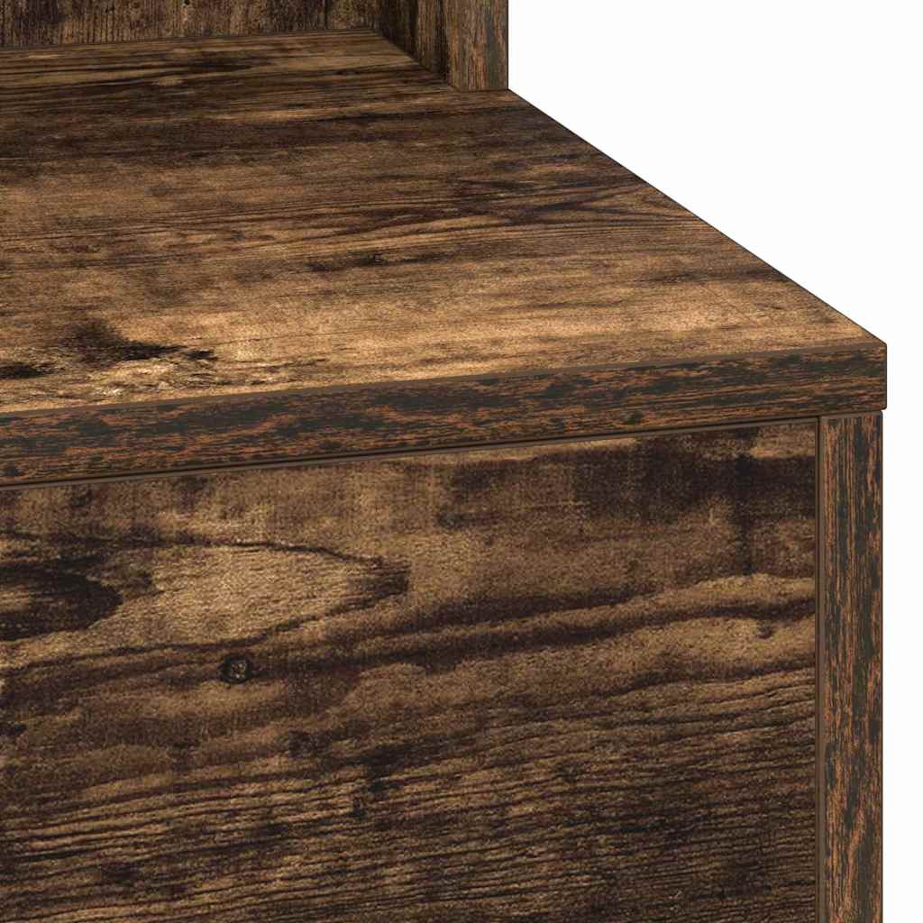 Klædeskab med hylde Røget eg 100 x 41 x 135 cm Konstrueret træ