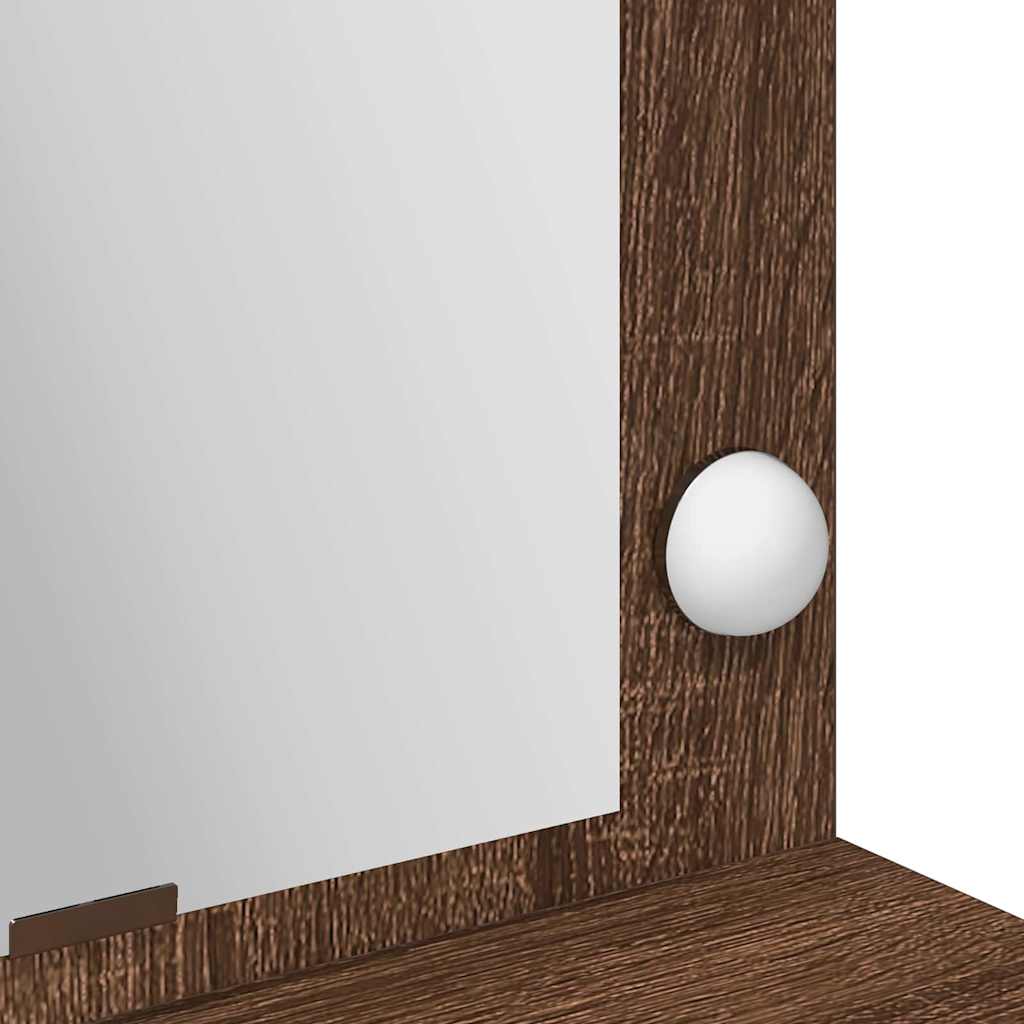 Klædeskab med hylde Brun eg 100 x 41 x 135 cm Konstrueret træ