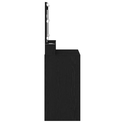 Klædeskab Sort eg 75,5 x 41 x 135 cm Konstrueret træ