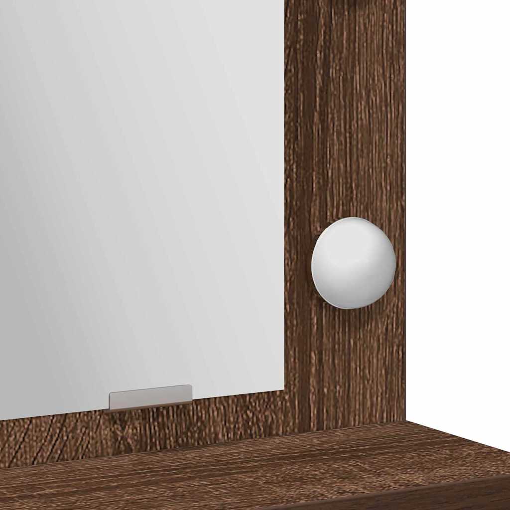 Klædeskab med hylde Brun eg 75,5 x 41 x 135 cm Konstrueret træ