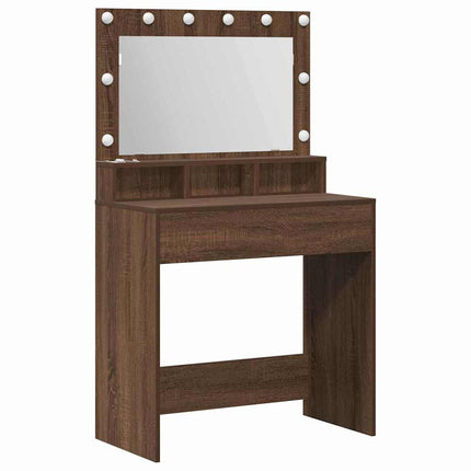 Klædeskab Brun eg 75,5 x 41 x 135 cm Konstrueret træ