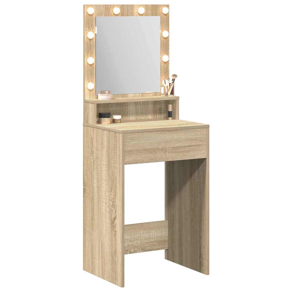 Klædeskab med hylde Sonoma eg 50 x 41 x 135 cm Konstrueret træ