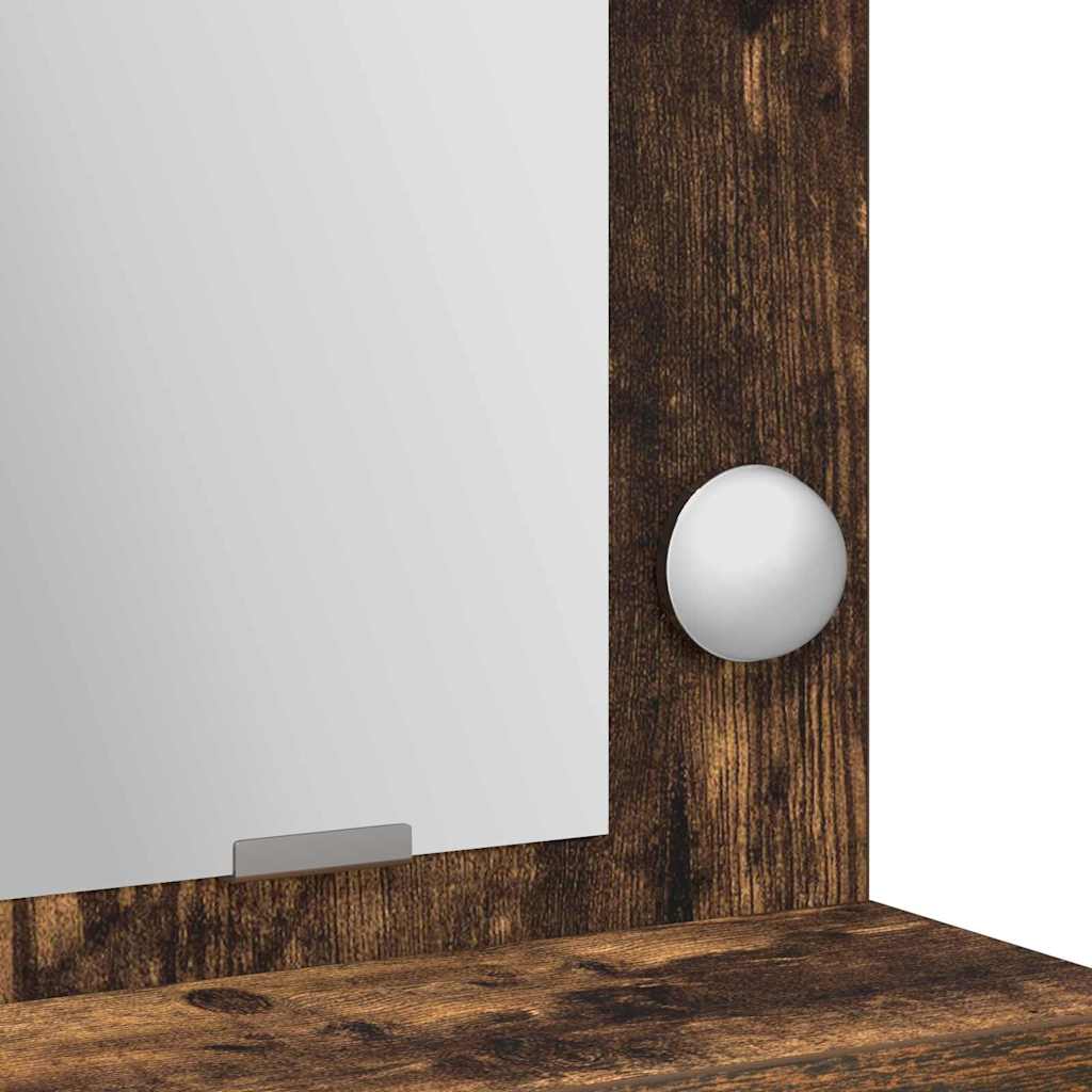 Klædeskab med hylde Røget eg 50 x 41 x 135 cm Konstrueret træ