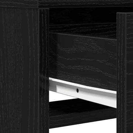 Klædeskab Sort eg 50 x 41 x 140 cm Konstrueret træ