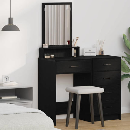 Klædeskab Sort eg 50 x 41 x 140 cm Konstrueret træ