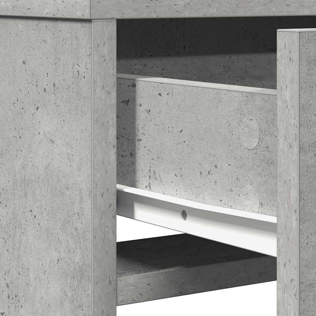Dressingbord Betongrå 50 x 41 x 140 cm Konstrueret træ