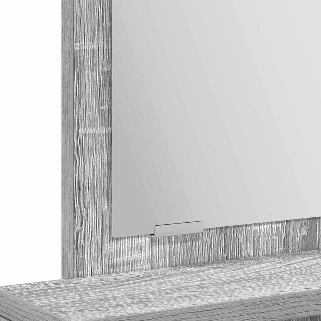 Dressingbord Grå sonoma-eg 50 x 41 x 140 cm Konstrueret træ