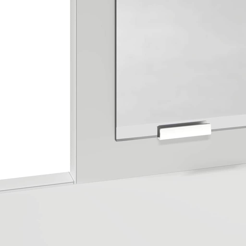 Dressingbord med skuffe Hvid 79 x 41 x 140 cm Konstrueret træ