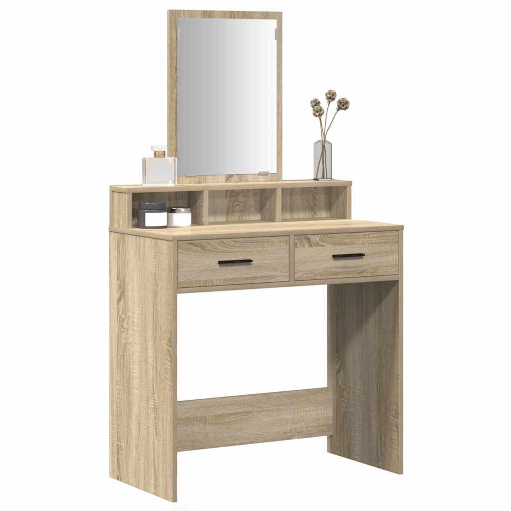 Klædeskab med skuffe Sonoma eg 79 x 41 x 140 cm Konstrueret træ