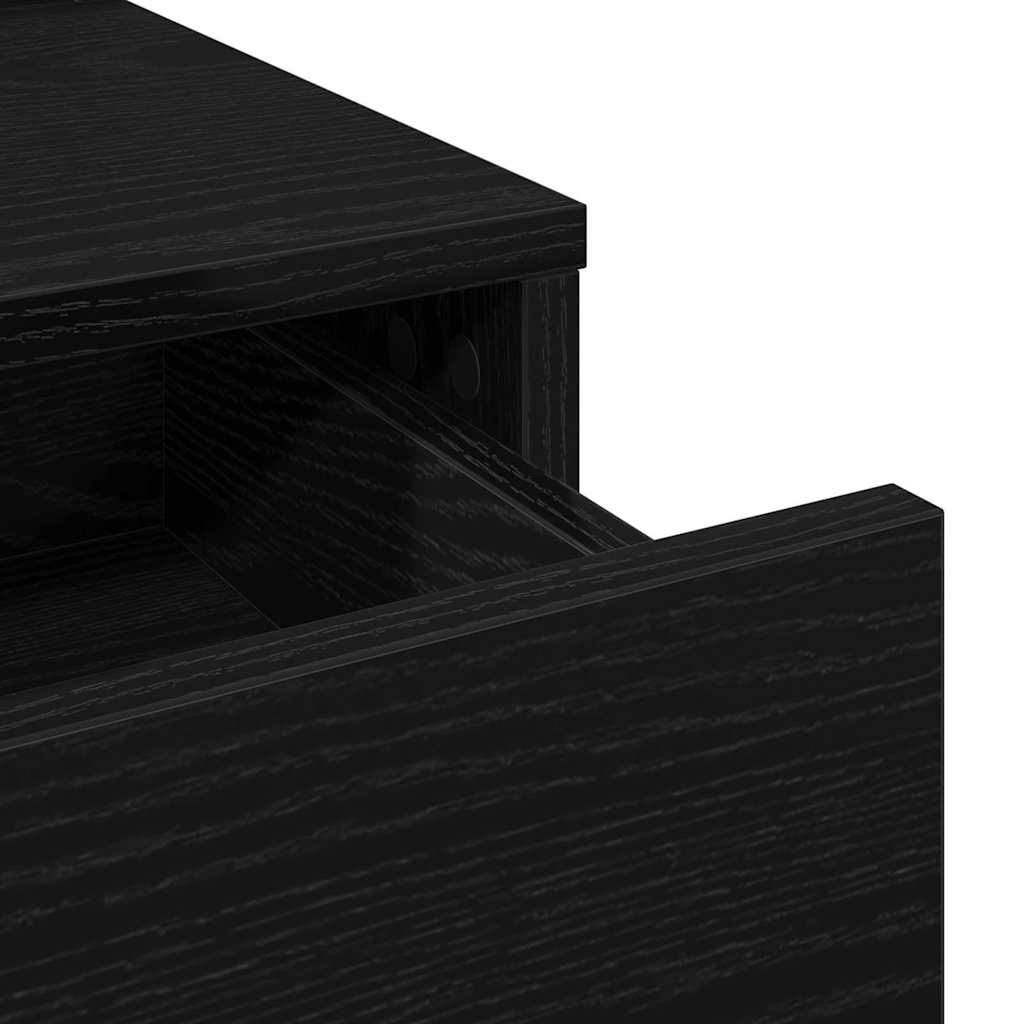 Sminkebord - Dressingbord Sort eg 100 x 41 x 140 cm Konstrueret træ