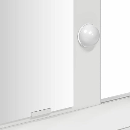 Klædeskab Hvid 100 x 41 x 140 cm Konstrueret træ