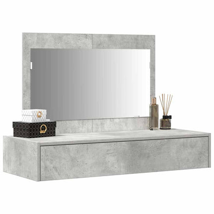 Klædeskab Grå 100 x 40 x 70 cm Konstrueret træ