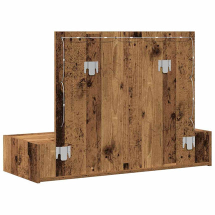 Klædeskab Brun 100 x 40 x 70 cm Konstrueret træ