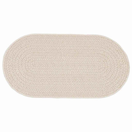 Tæppe ZIZUR Creme 150 x 80 cm Polypropylen