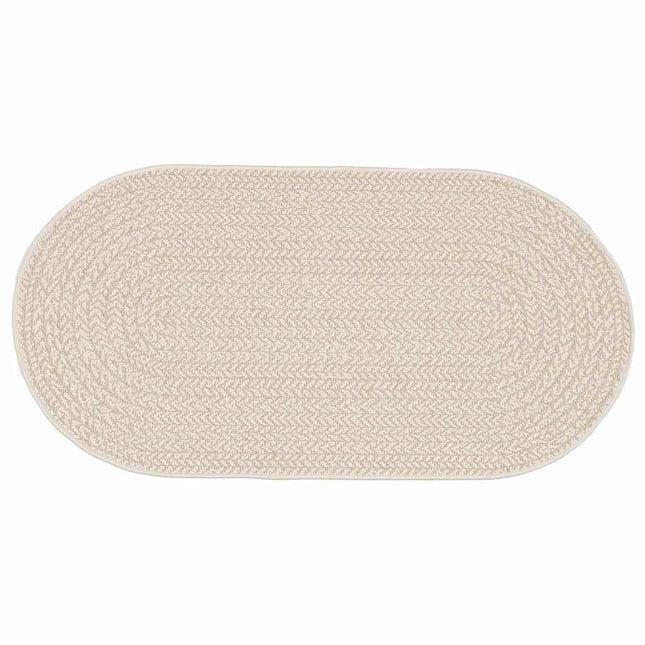 Tæppe ZIZUR Creme 150 x 80 cm Polypropylen