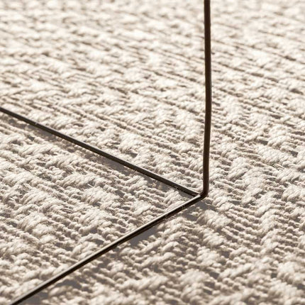 Tæppe ZIZUR Creme 200 x 140 cm Polypropylen