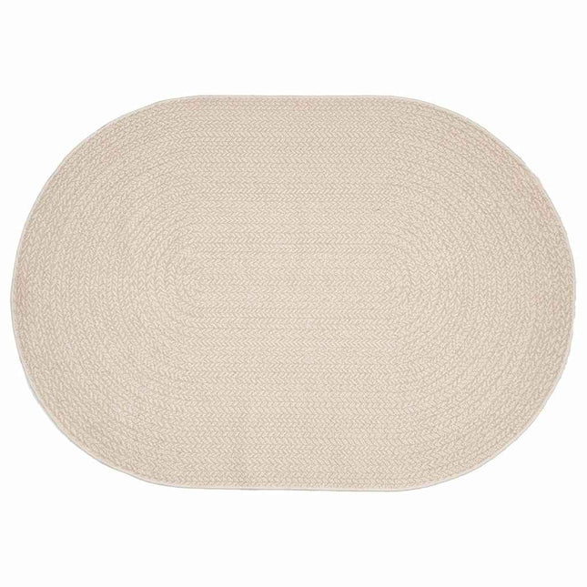 Tæppe ZIZUR Cremefarvet 200 x 140 cm Polypropylen
