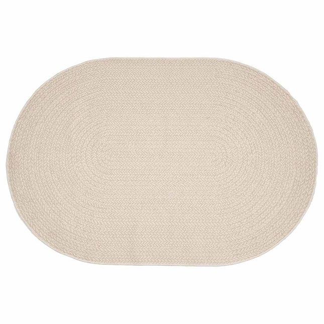 Tæppe ZIZUR Cremefarvet 230 x 160 cm Polypropylen