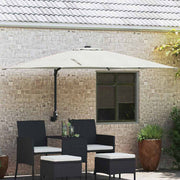 Havesol Sandfarvet 248,5 x 247,5 x 160 cm Polyester og Stål
