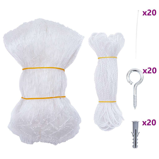 kattenet 4x3 m nylon transparent
