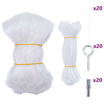 kattenet 6x3 m nylon transparent