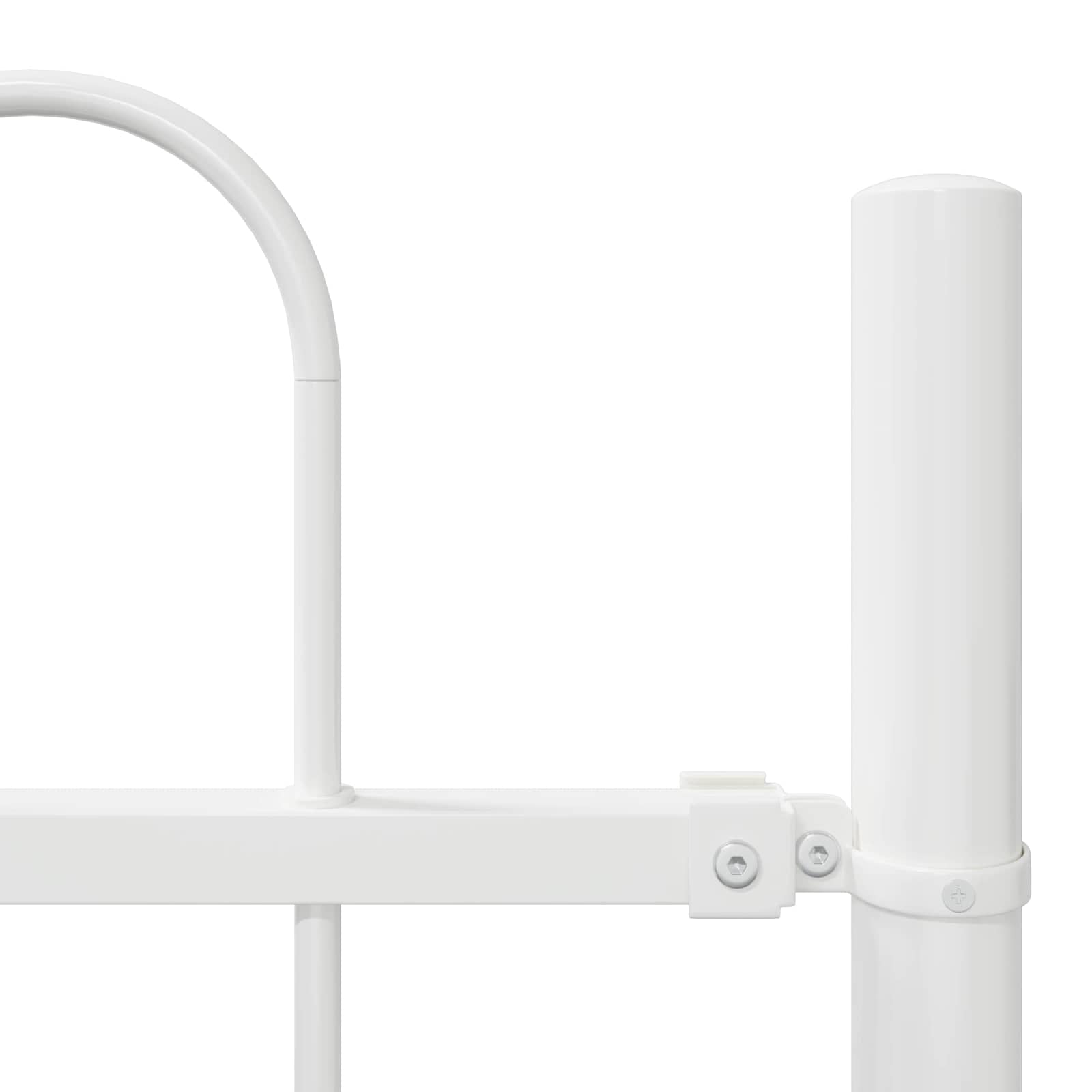 Havehegn 3 pcs Grå 5,1 x 0,6 m Pulverlakeret stål