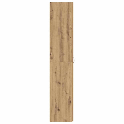 Sko skab 80 x 35.5 x 180 cm Konstrueret træ Brun