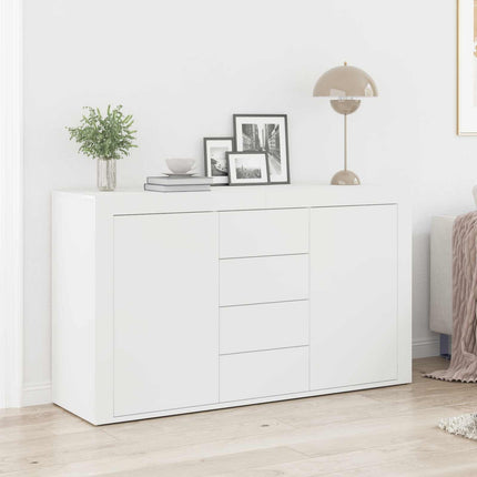 Sideboard Hvid 120 x 36 x 69 cm Konstrueret træ
