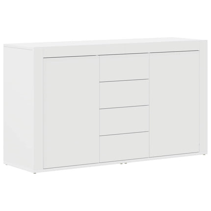 Sideboard Hvid 120 x 36 x 69 cm Konstrueret træ