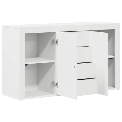 Sideboard Hvid 120 x 36 x 69 cm Konstrueret træ