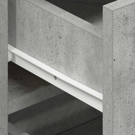 Sideboard Beton Grå 120 x 36 x 69 cm Konstrueret træ